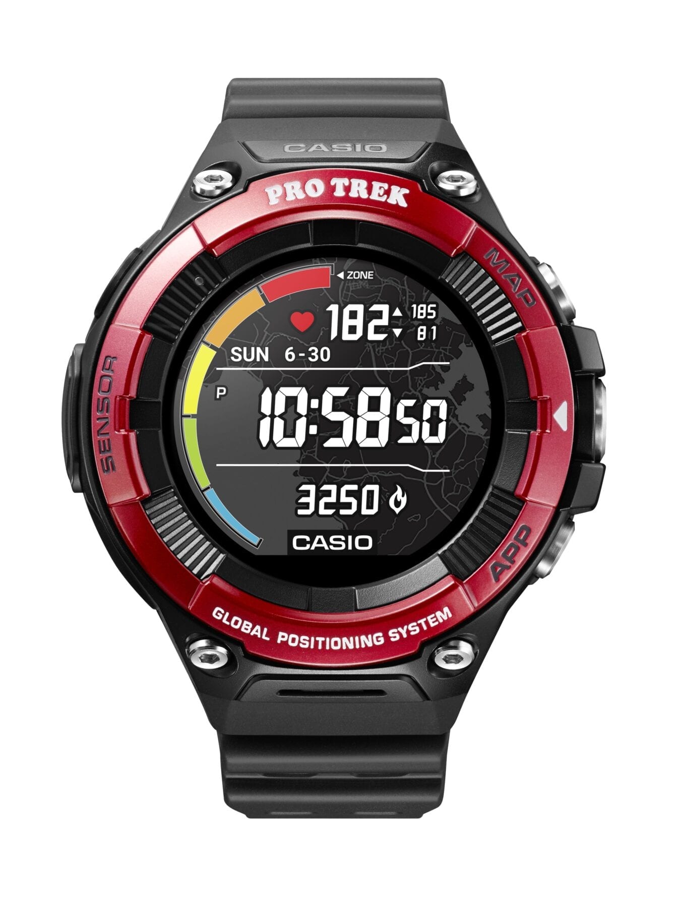 Casio Pro Trek Smart Rood