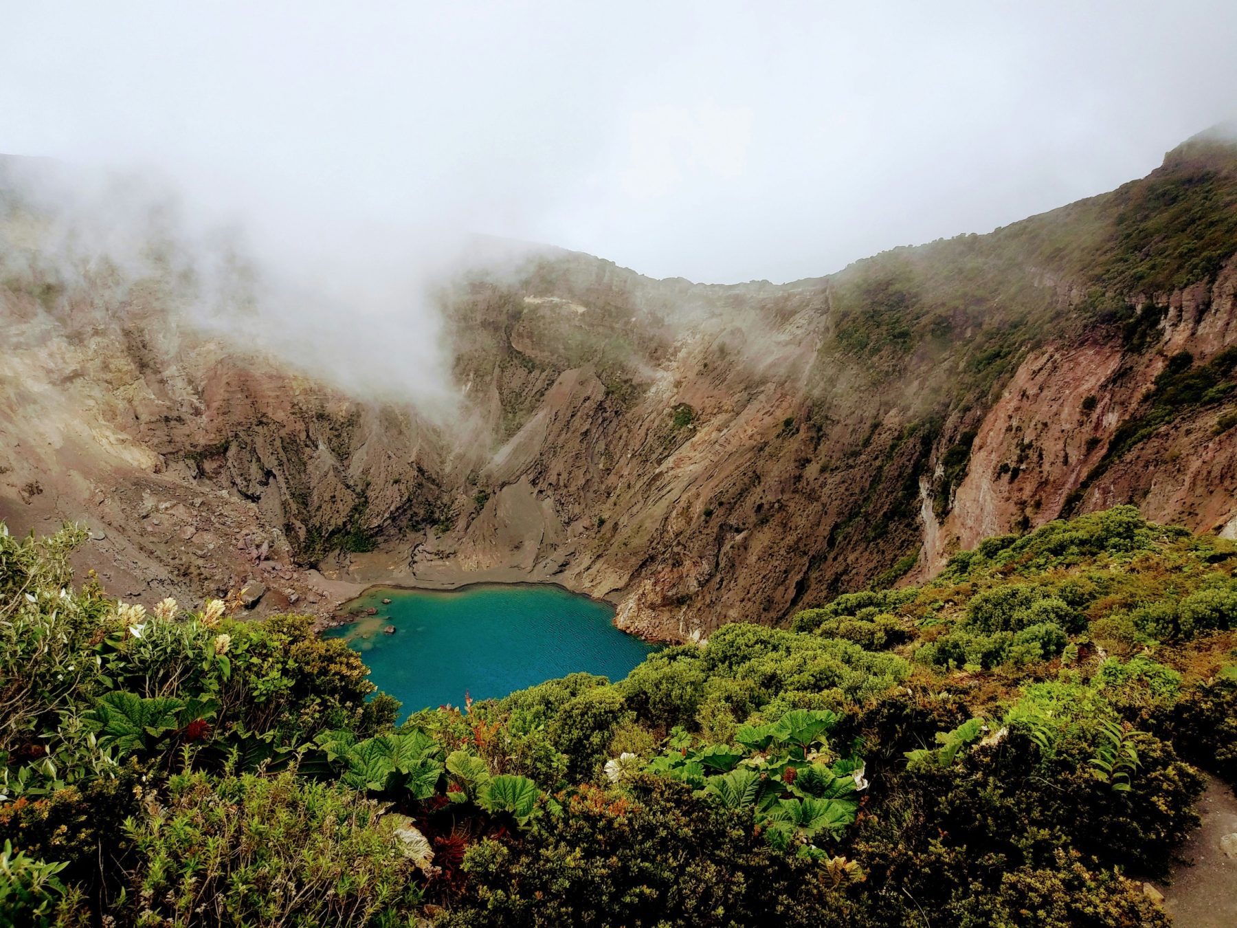 Volcan Irazu National Park in Cartago Province, Costa Rica.