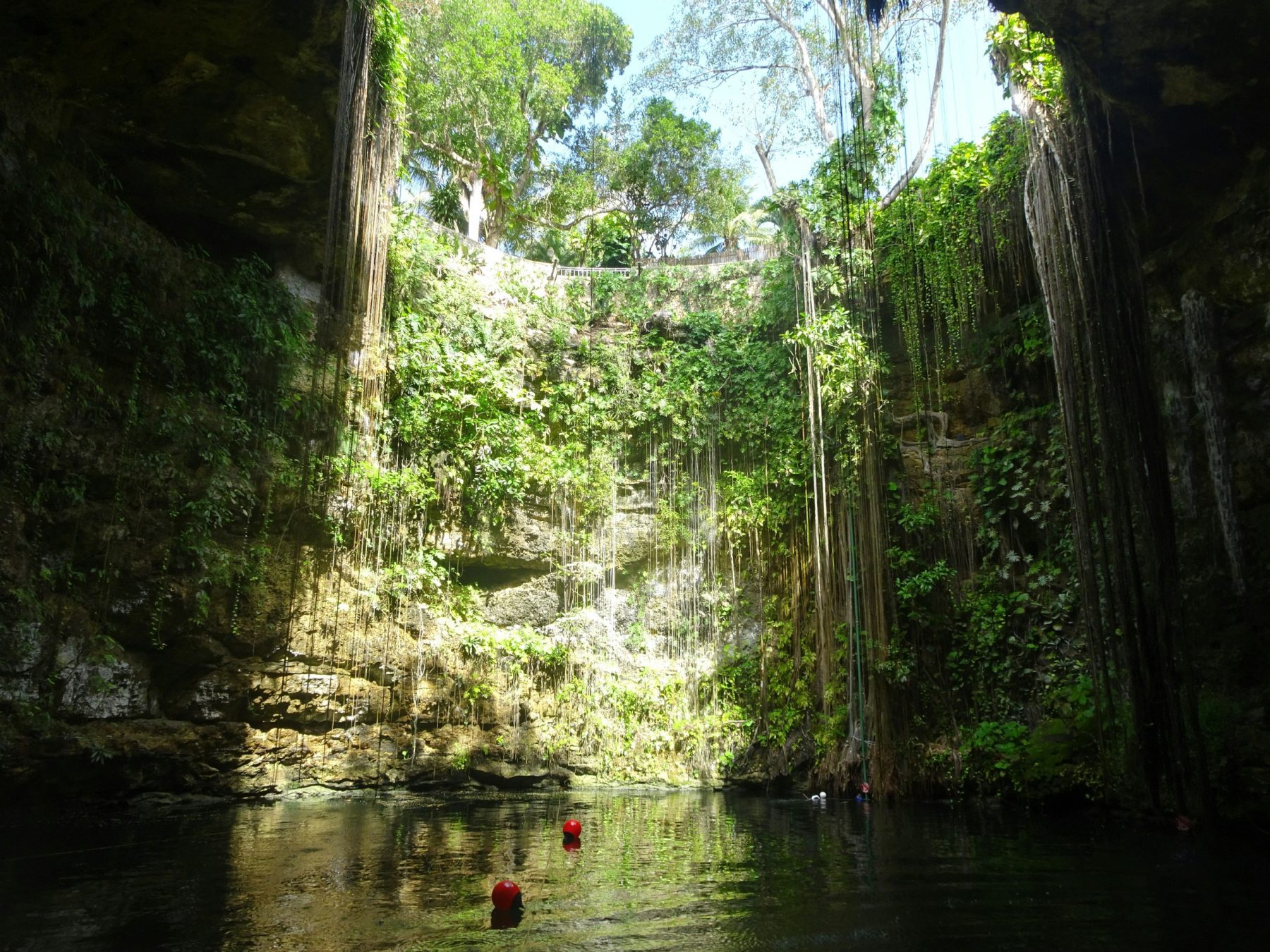 De Cenote Ik Kil in Mexico.