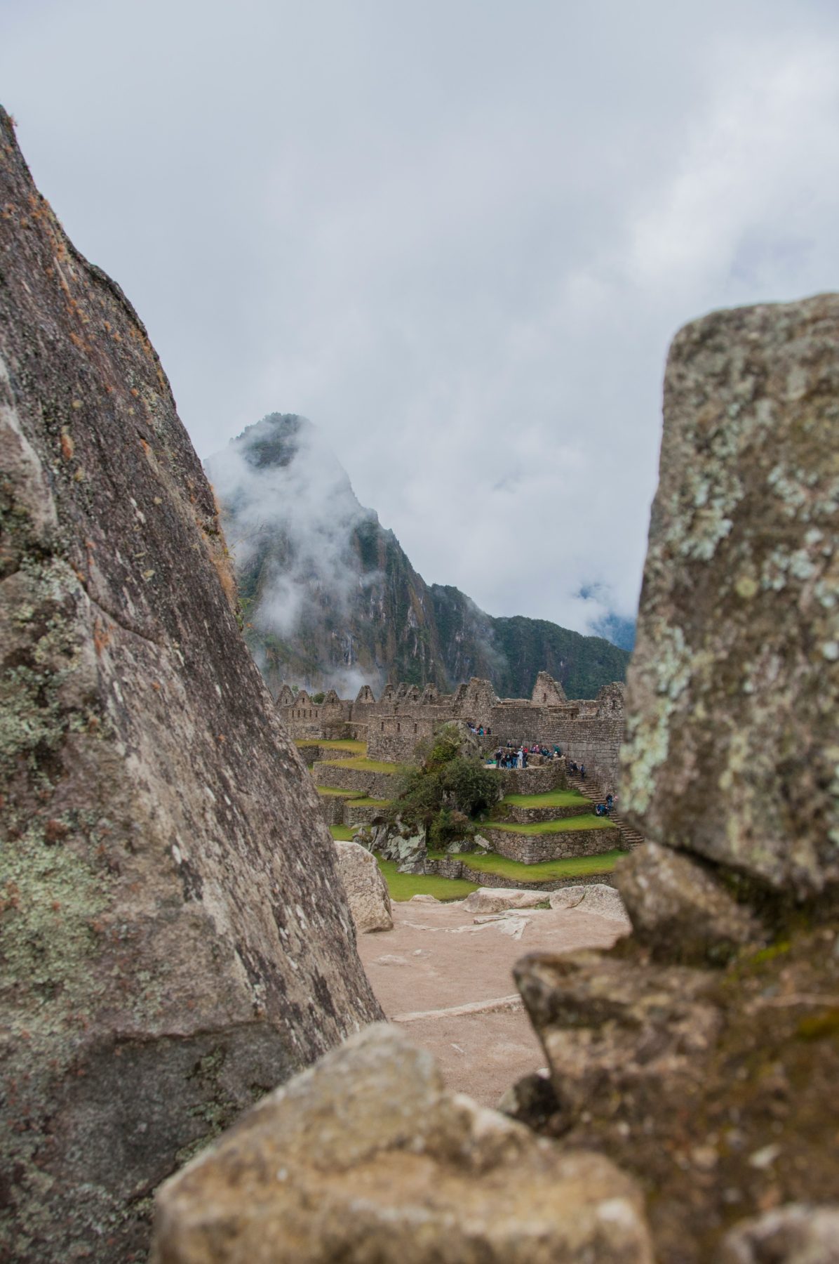 Machu Picchu in Aguas Calientes, Peru.