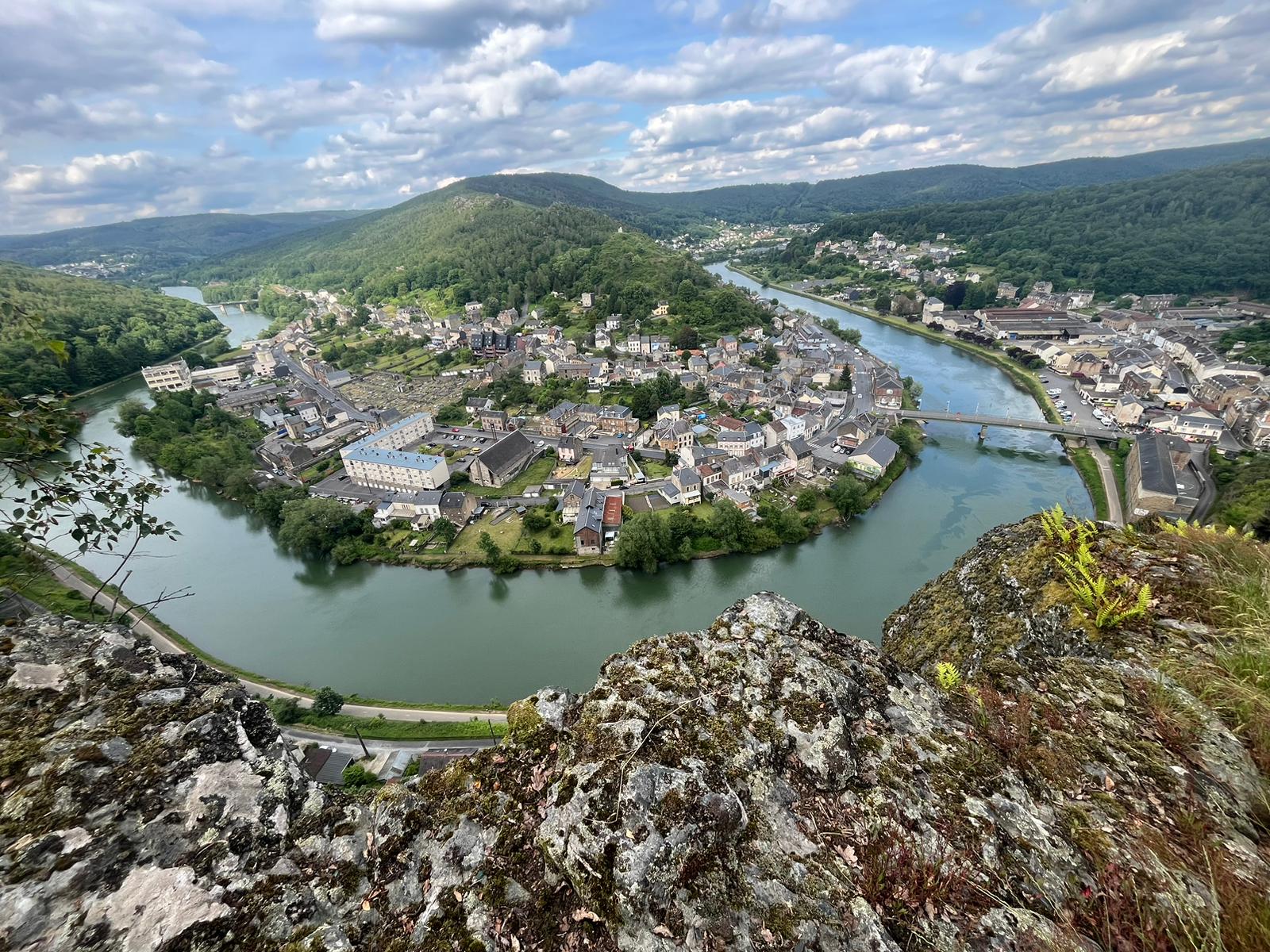 Uitzicht over de Semois in de Franse Ardennen