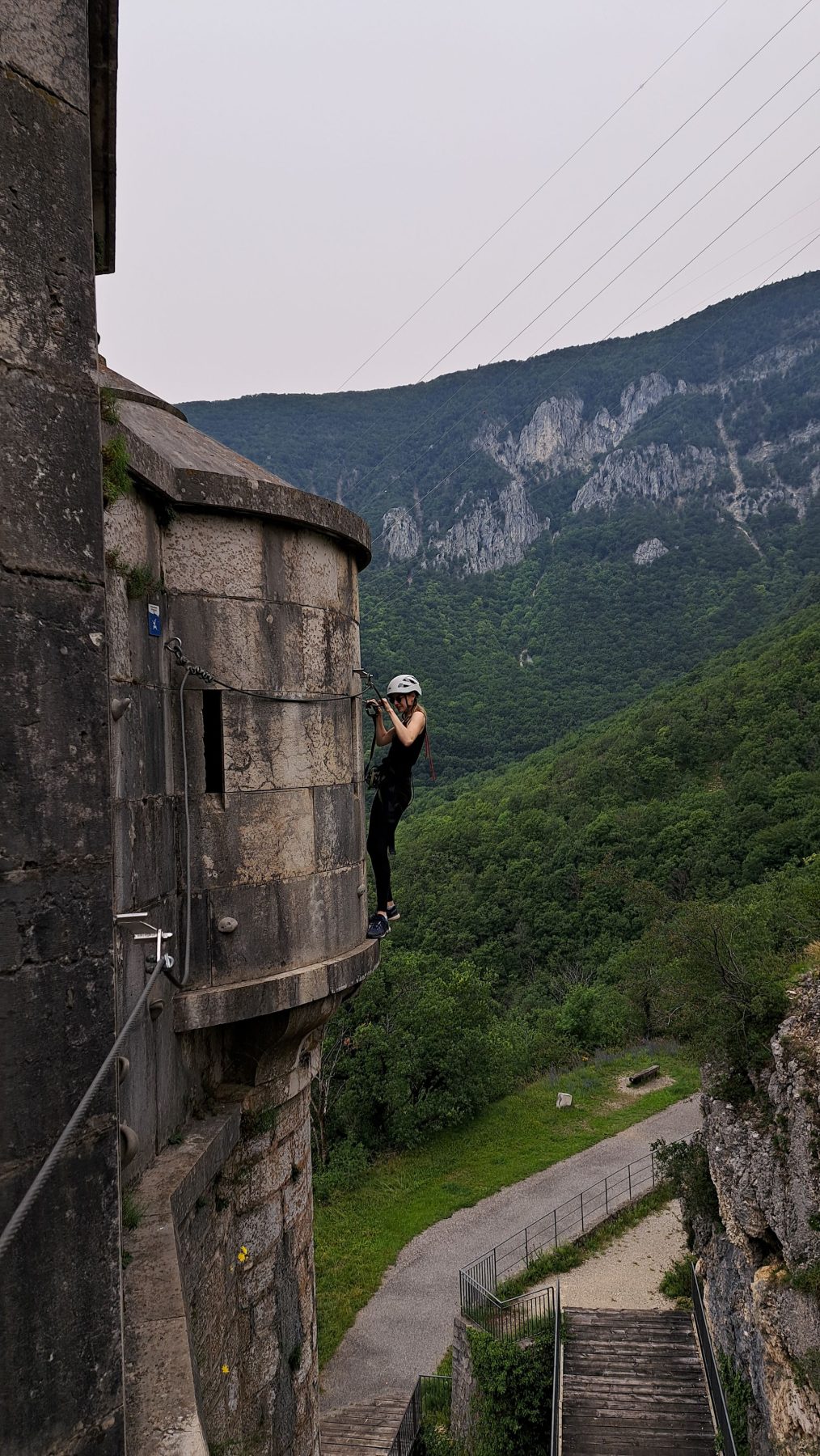 Adventure park in het Jura gebergte