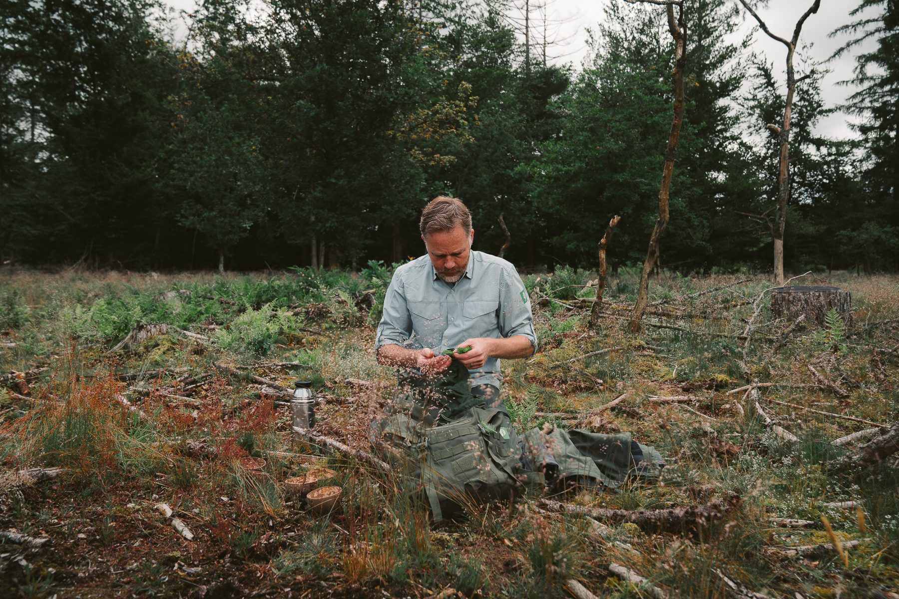 Op pad in het Drents-Friese Wold met Lysander van Oossanen tijdens ons micro-avontuur in Drenthe