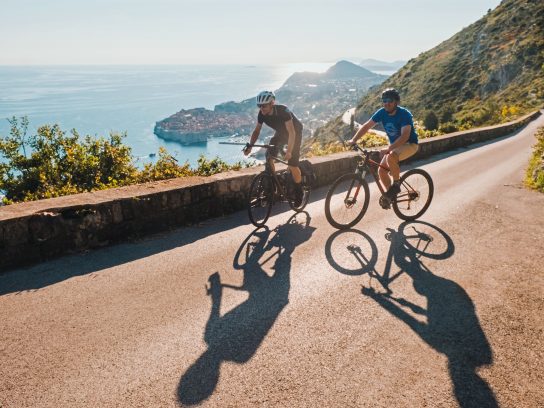 Fietsen over één van de vele Eurovelo routes