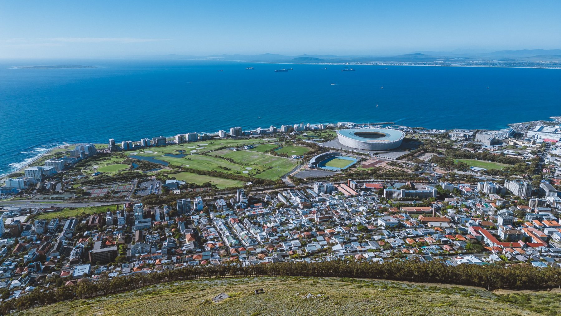 Uitzicht over Kaapstad