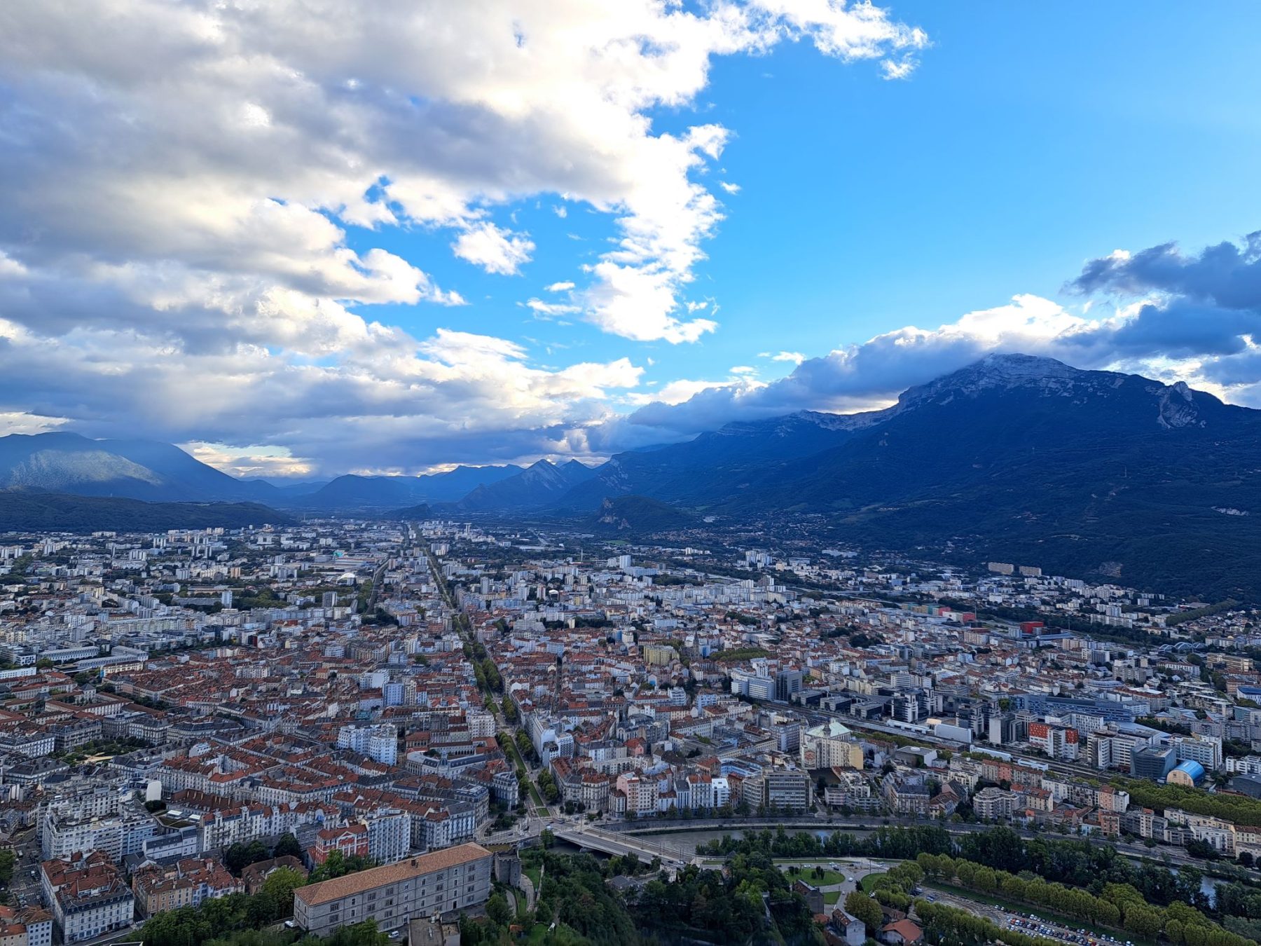 Uitzicht over Grenoble