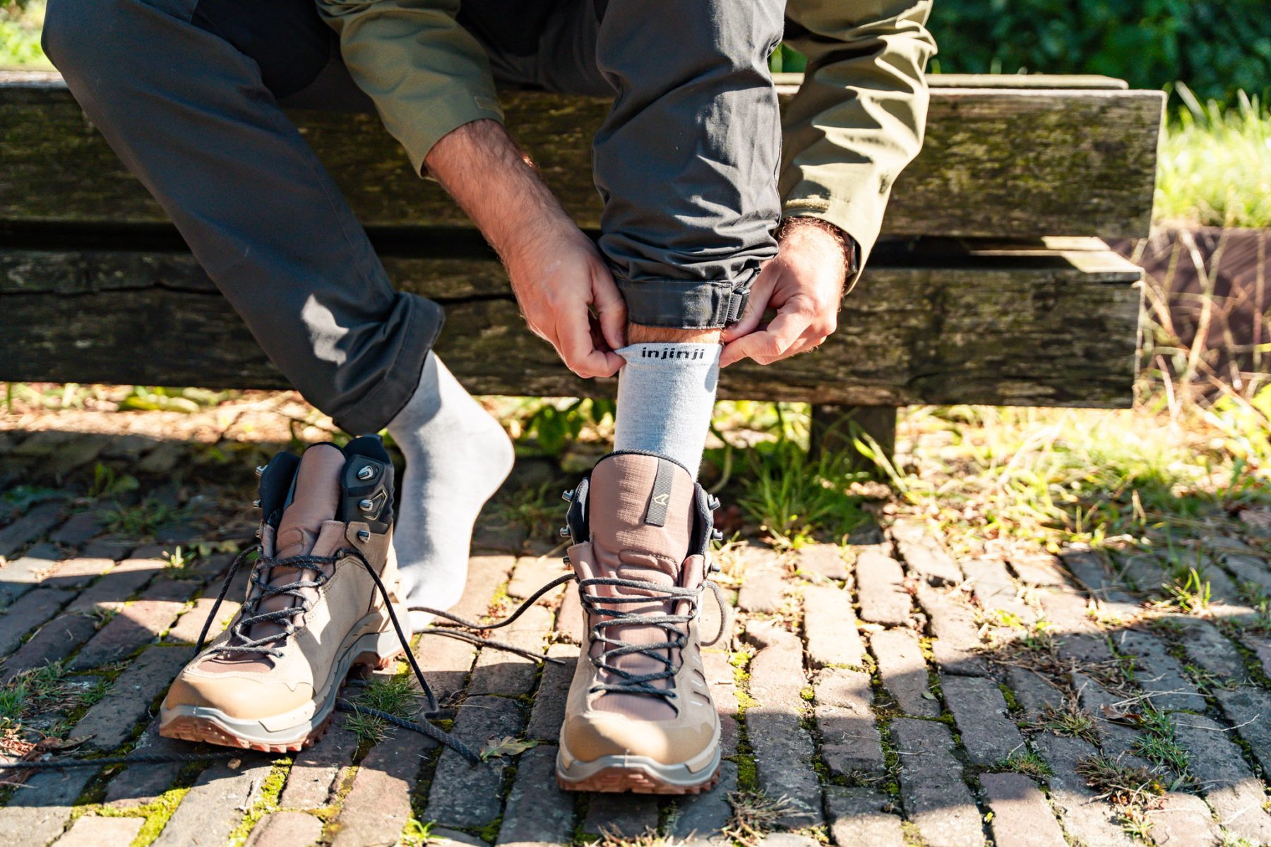 Injinji teensokken voor een trektocht