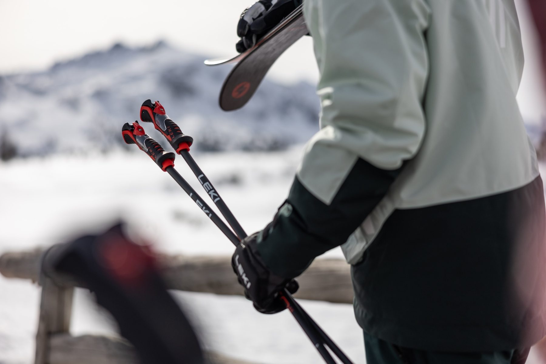 LEKI skistokken vasthouden tijdens skiën