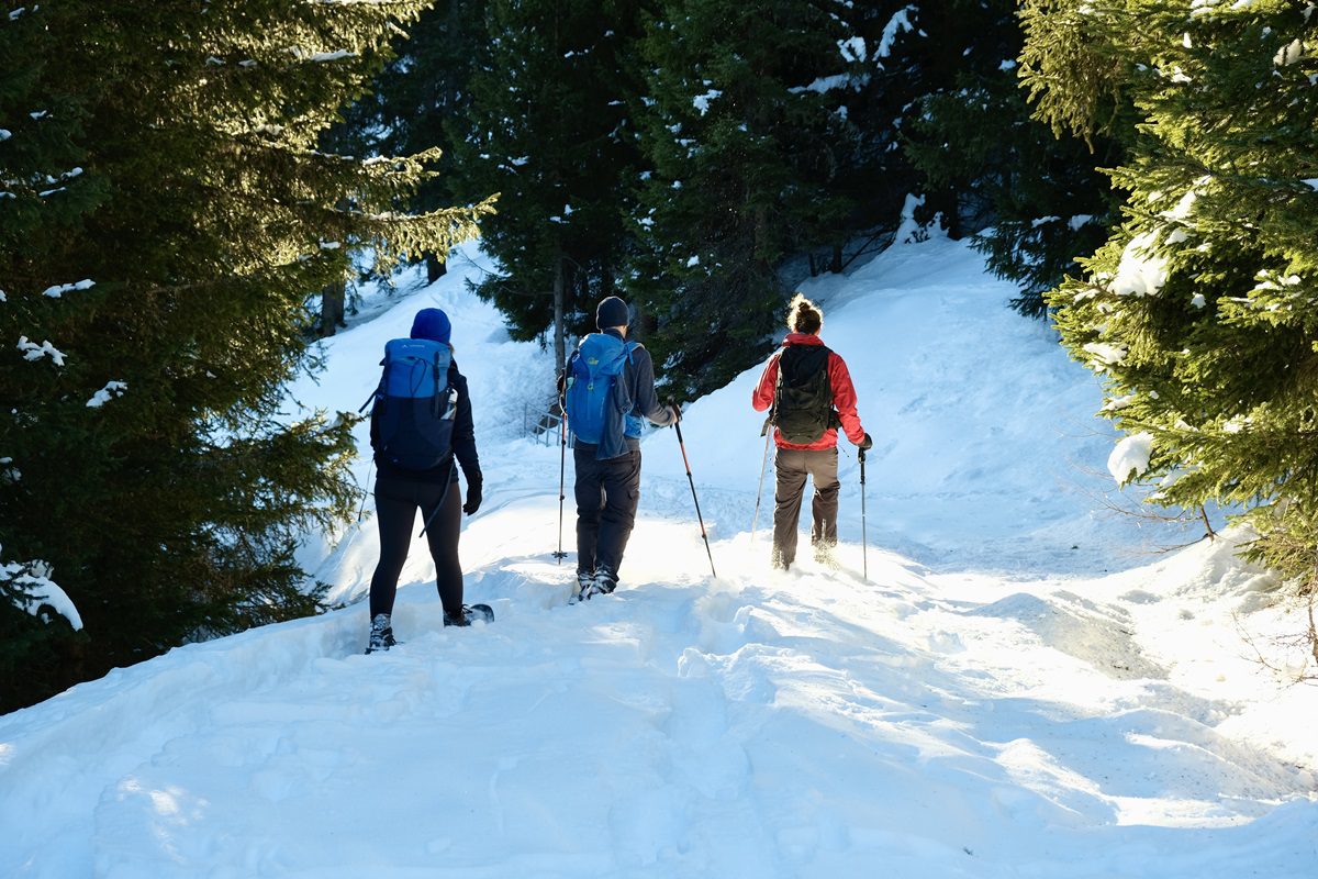 Sneeuwschoenwandelen is hartstikke leuk