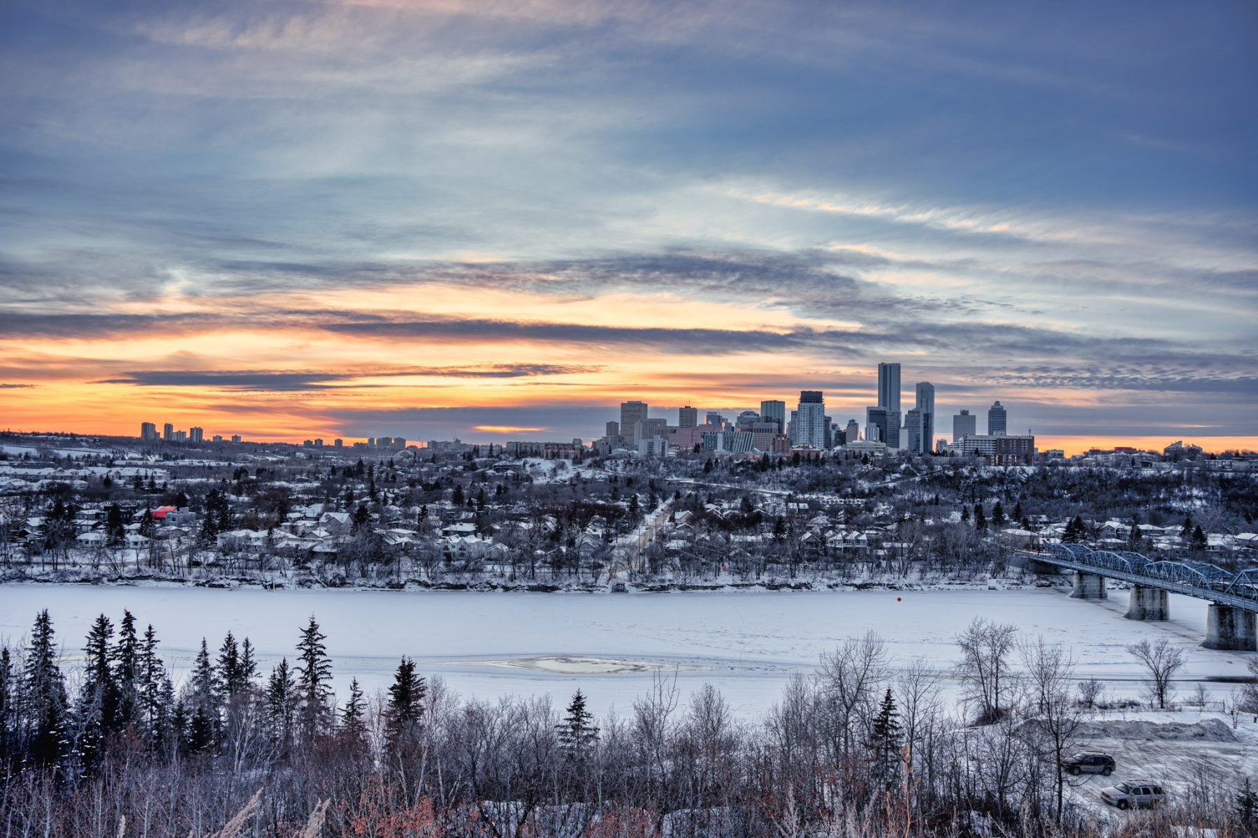 wintersport in Edmonton Jasper