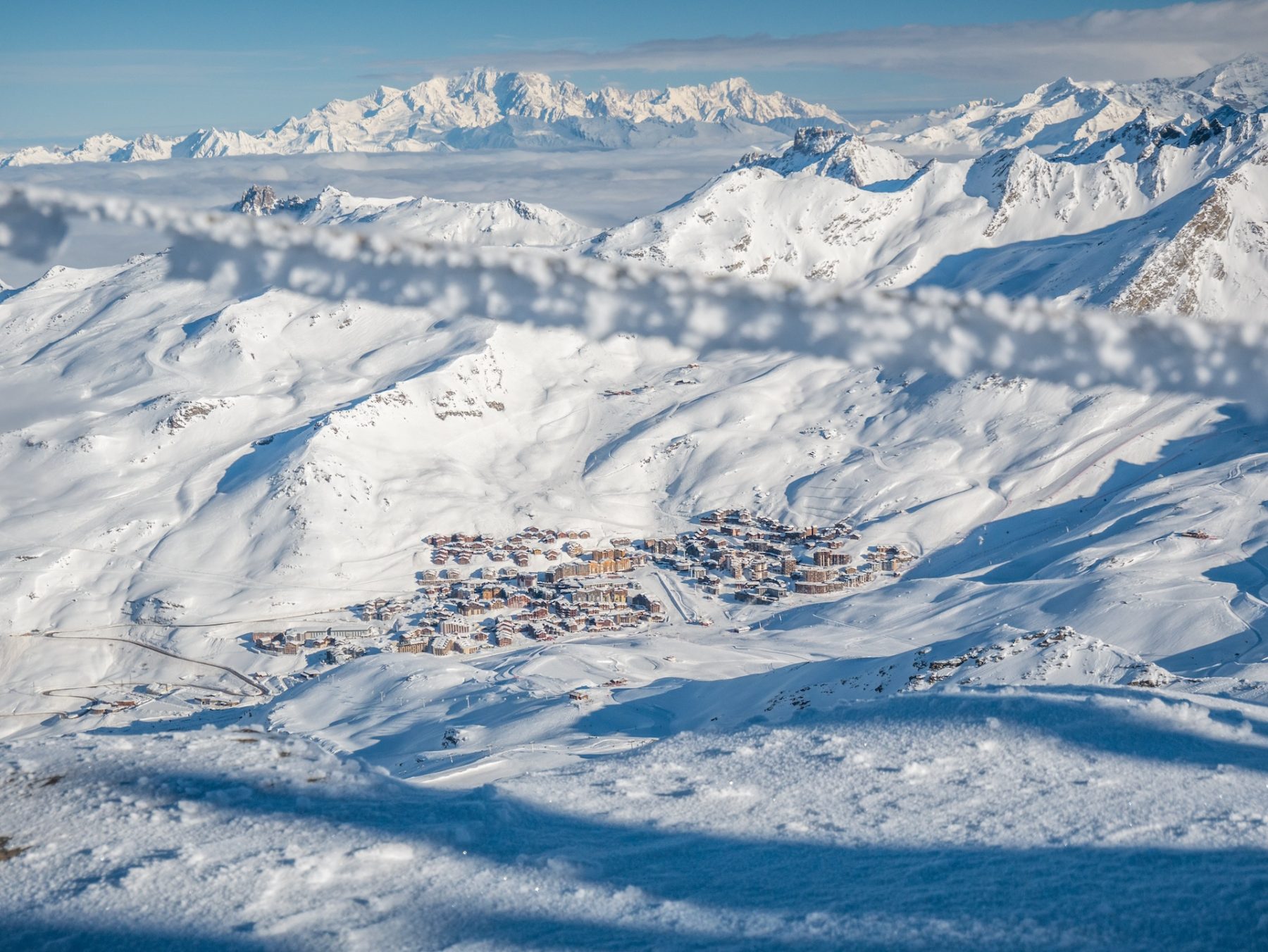 Het Franse dorp Val Thorens