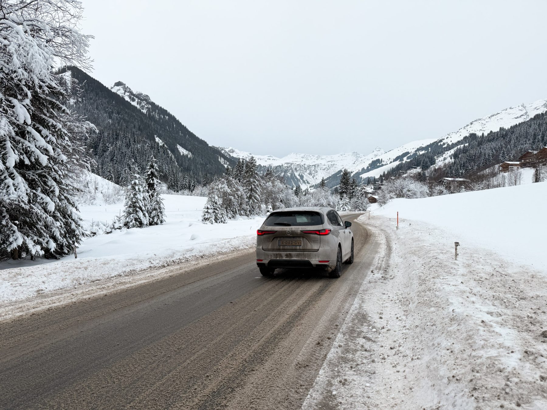 Mazda CX-60 op wintersport