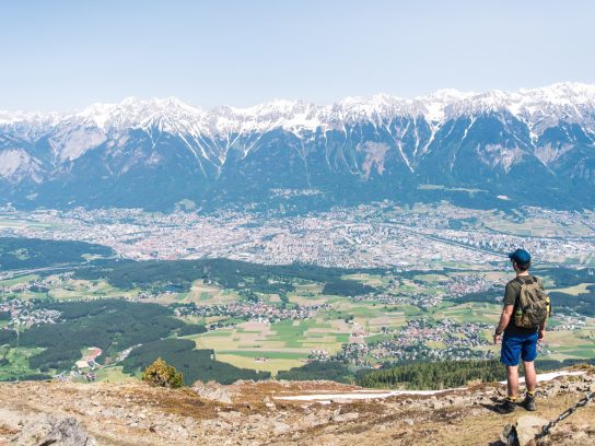 Stedentrip naar Innsbruck uitzicht over de stad